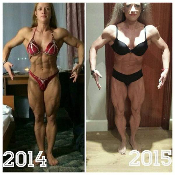 Female Bodybuilder Undergoes a Dramatic Body Transformation in Only One Year