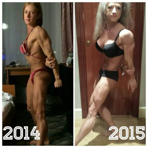 Female Bodybuilder Undergoes a Dramatic Body Transformation in Only One Year