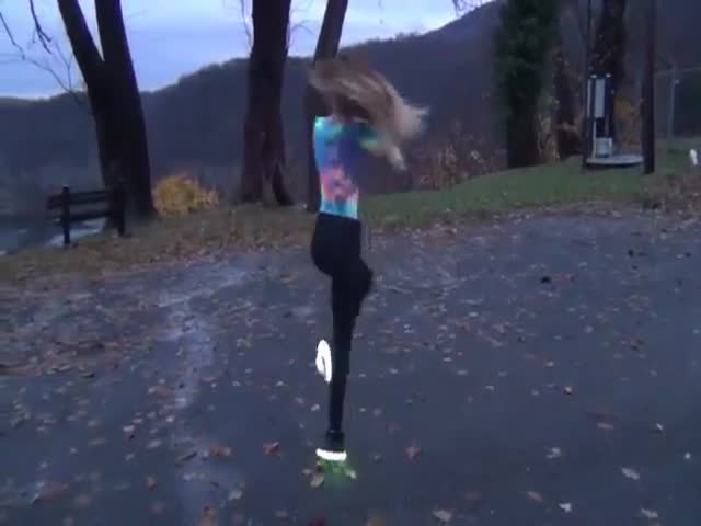 This Girl Will Make You Want to Get Up and Dance