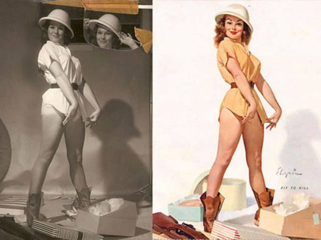 The Real Ladies Who Inspired Popular Pinup Pics