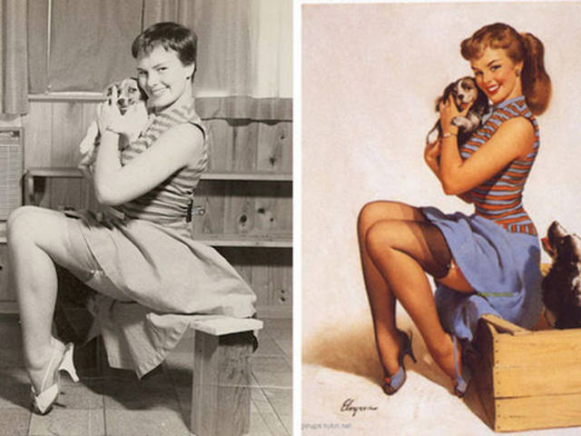 The Real Ladies Who Inspired Popular Pinup Pics