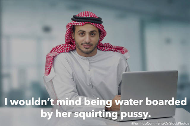 Stock Photos Suddenly Look So Much Different When You Add Pornhub Comments to Them