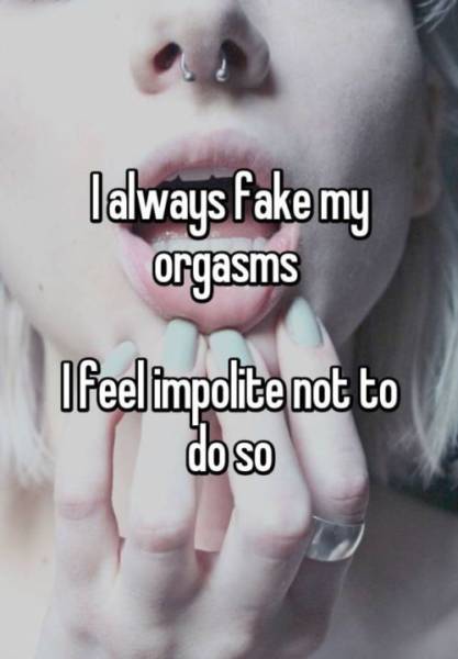 Women Reveal Why They Fake Orgasms