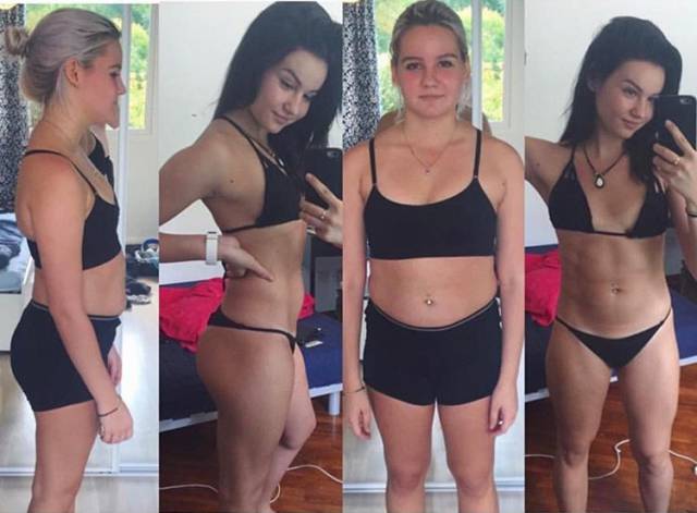 Girls Show Off Their Dream Bodies After Following A Popular Fitness Program