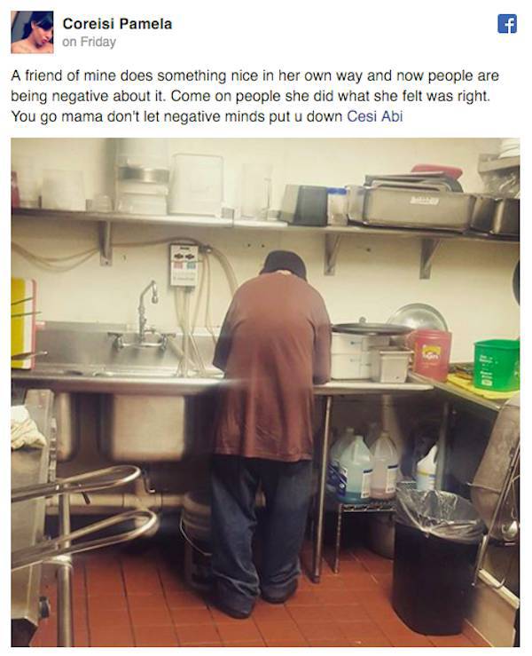 A Homeless Man Entered A Cafe To Beg For Food, Got More Than He Bargained For
