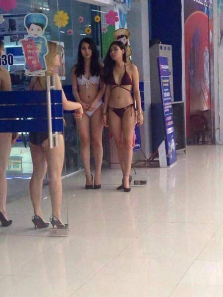 Vietnamese Stores Use Scantily-Clad Girls To Increase Their Sales