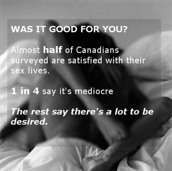 What Pleasure And Good Sex Mean To Canadians