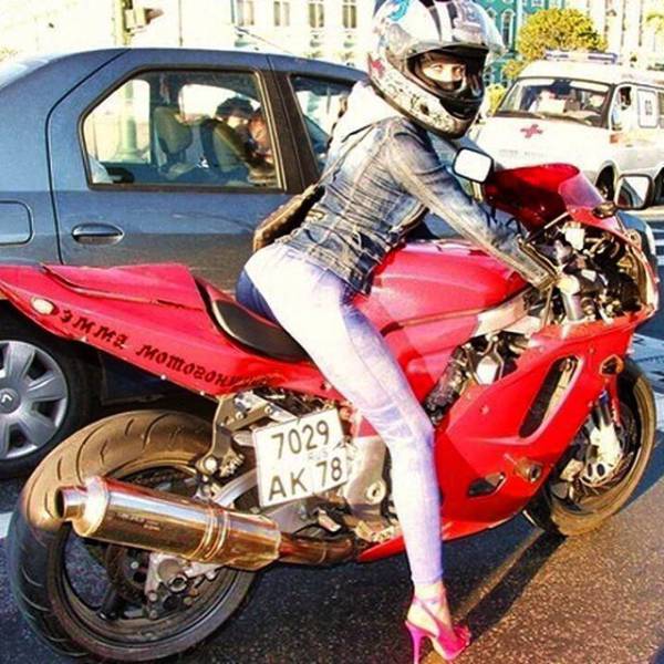 There’s Something Incredibly Hot About A Gal And A Bike