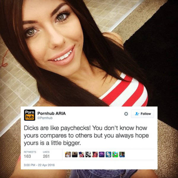 The Girl Who Runs Pornhub’s Twitter Account Is Quite Witty