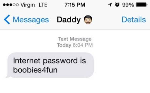 This Must Be The Worst Text That A Child Has Ever Received From Their Father
