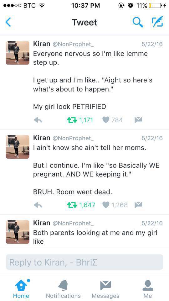 Hilarious Story Of A 7th Grader Who Got His Girlfriend Pregnant Without Having Sex