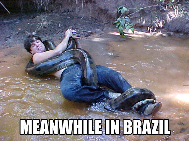 Meanwhile, In Brazil