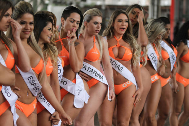 Contestants Of Miss Bumbum Pageant Showed Off Their Butts On One Of Sao Paulo