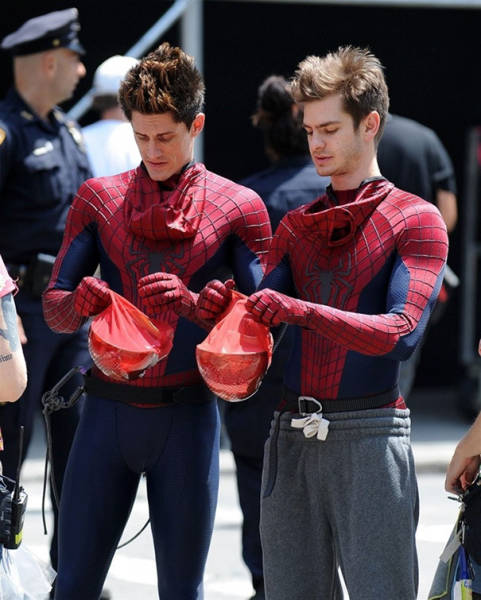 Actors With Their Stunt Doubles