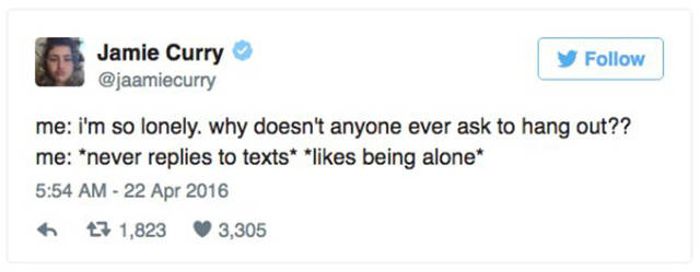 Tweets That Reveal What Introverts Think