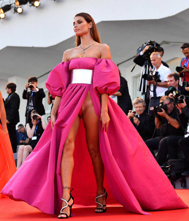 Italian Models’ Shocking Outfits At Venice Film Festival Red Carpet