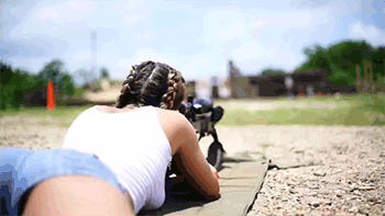 There Is Something About Hot Girls Handling Big Guns