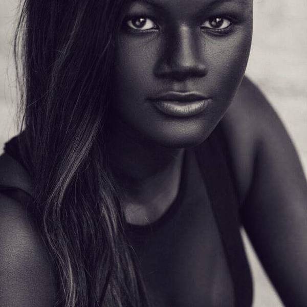 The Skin Of This Senegalese Model Is So Dark It Makes Her Unique in The Whole World