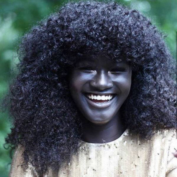 The Skin Of This Senegalese Model Is So Dark It Makes Her Unique in The Whole World
