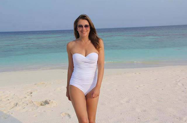51-Year-Old Elizabeth Hurley Shared Photos Of Herself In A Swimsuit