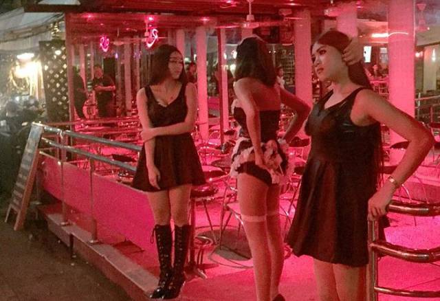 Thailand Prostitutes Put On Their Mourning Clothes