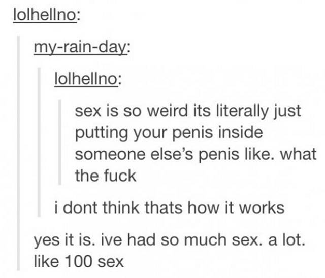 Why You Should Never Take Advice About Sex On Tumblr