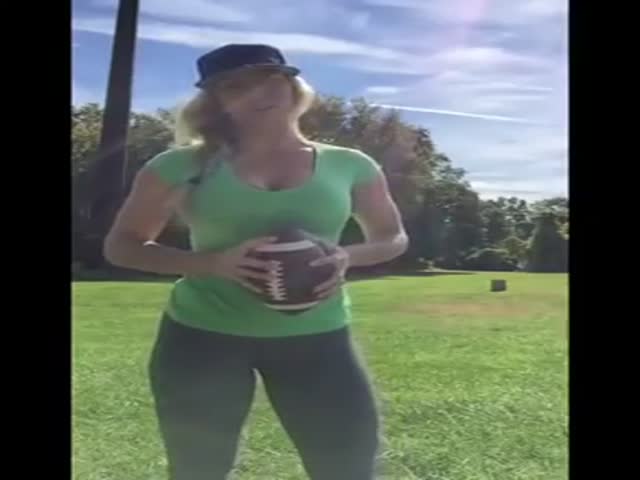 Girl Who Wanted To Be A Quarterback Shows Off Her Skills