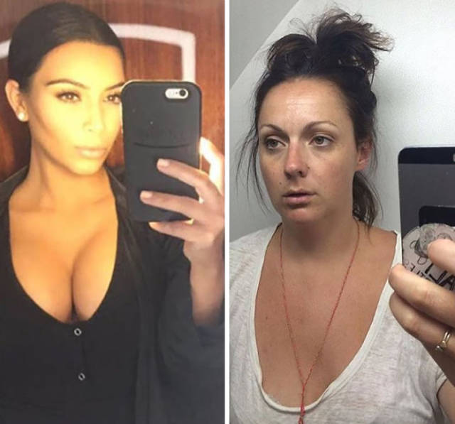 Woman Continues To Recreate Hilarious Celebrity Photos