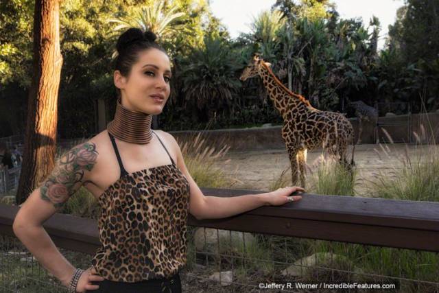She Literally Stopped Sticking Her Neck Out. The Neck-Rings Of Giraffe Woman Are No More
